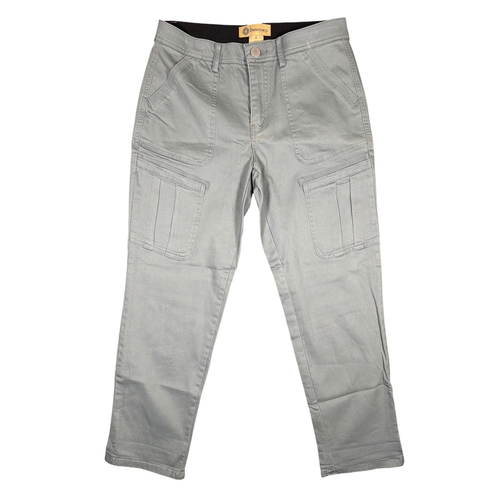 Democracy Womens Ab Technology Cargo Pants Sage Green Grey B2343E8X2XX Size 6